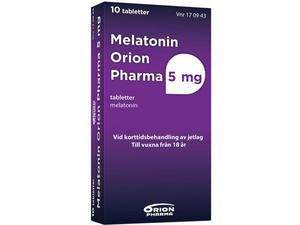 Melatonin Orion Pharma, tablett 5 mg, 10 st