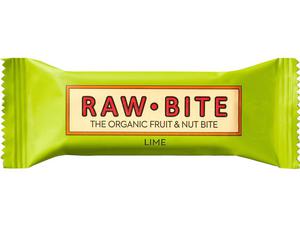 Rawbite Frukt- & Nötbar Lime 50 g