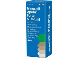 Minoxidil Apofri Forte Kutan lösning 50 mg/ml 60 ml