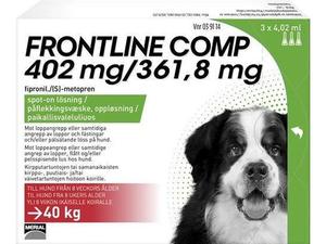 Frontline Comp Spot-on lösning för stor hund 402 mg/361,8 mg 3 x 4,02 ml