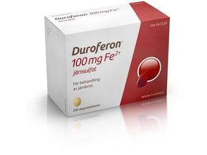 Duroferon depottablett 100mg Fe2+, 200 st