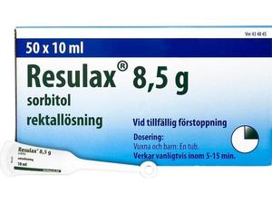 Resulax Rektallösning 8,5 g, 50X10 ml