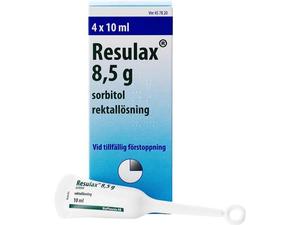 Resulax Rektallösning 8,5 g, 4X10 ml