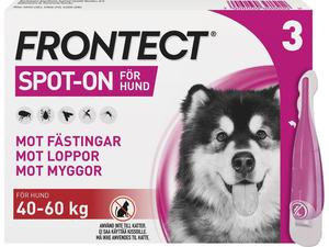 Frontect 40-60 kg Spot-on, lösning Fipronil, kombinationer 3 x 4 milliliter