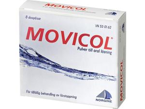 Movicol Pulver till oral lösning i dospåse 8 st
