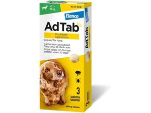 AdTab 450 mg Tuggtabletter för Hund > 11–22 kg