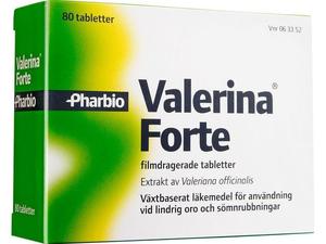 Valerina Forte filmdragerad tablett 80 st