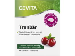 Gevita Tranbär tabletter 60 st