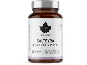 Pureness Beteine HCL Saltsyra Kapslar, 60 st