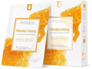 FOREO Farm To Face Manuka Honey Ansiktsmask, 3 st