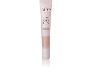 ACO Stay Soft Lips Caramel Nude Läppglans med mild vaniljdoft 12 ml