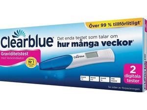 Clearblue digital graviditetstest med veckoindikator 2 st