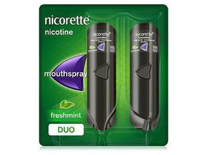 Nicorette QuickMist 1mg/spray Mouthspray - Freshmint flavour- Duo Pack 