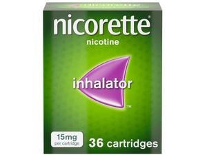 Nicorette 15mg Inhalator 36 cartridges