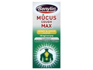 Benylin Mucus Cough Max Syrup - Honey & Lemon - 150ml