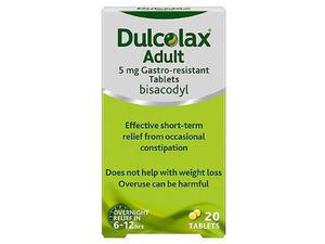 Dulcolax Adult 5 mg Gastro-resistant Tablets - 20 Tablets