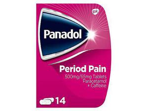 Panadol Paracetamol Caffeine Tablets Period Pain 500mg/65mg 14s