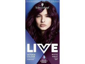 Schwarzkopf LIVE Mystic Violet 087 Permanent Hair Dye