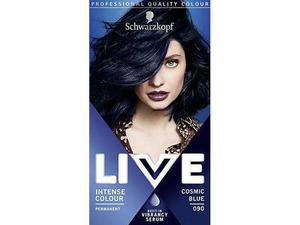 Schwarzkopf LIVE Cosmic Blue 090 Permanent Hair Dye