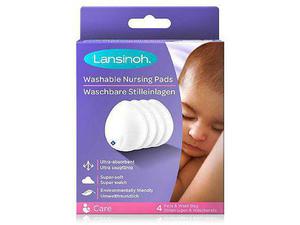 Lansinoh Washable Nursing Pads 4ct