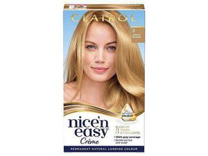 Clairol Nice'n Easy Crème Oil Infused Permanent Hair Dye 8 Medium Blonde 177 ml