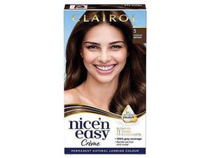 Clairol Nice'n Easy Crème Oil Infused Permanent Hair Dye 5 Medium Brown 177 ml