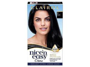 Clairol Nice'n Easy Crème Oil Infused Permanent Hair Dye 2 Black 177 ml